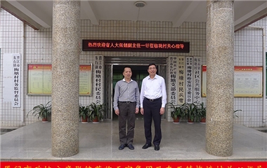 厦门市政协主席张健莅临天守集团及东石镇梅塘村关心指导