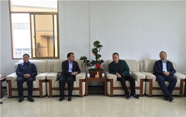 长汀县委廖深洪书记，马水清县长等领导莅临天守集团关心指导